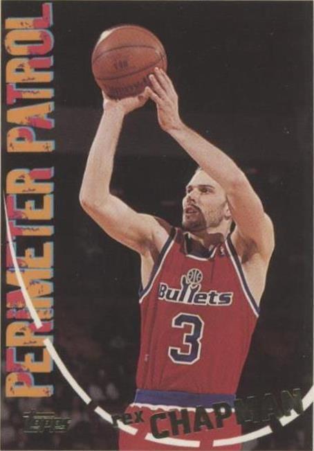 NBA - Rex Chapman - Perimeter Patrol - 1994-95 Topps - #205 - Washington Bullets