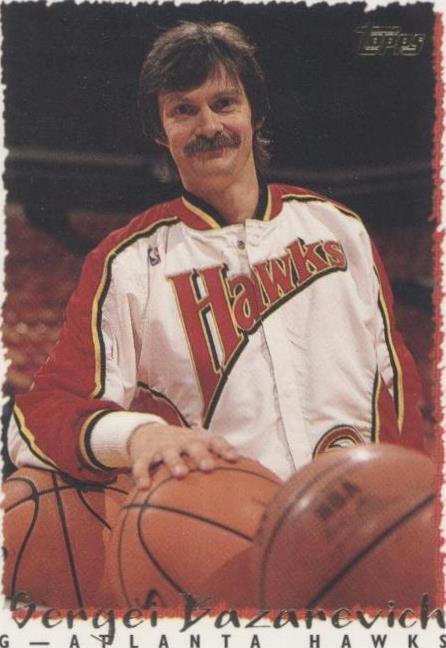 NBA - 1994-95 Topps - Sergei Bazarevich - #233 - RC- Atlanta Hawks - NM