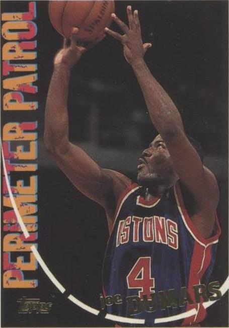 NBA - Joe Dumars - 1994-95 Topps -  #309 - Premier Patrol - Detroit Pittstons - 