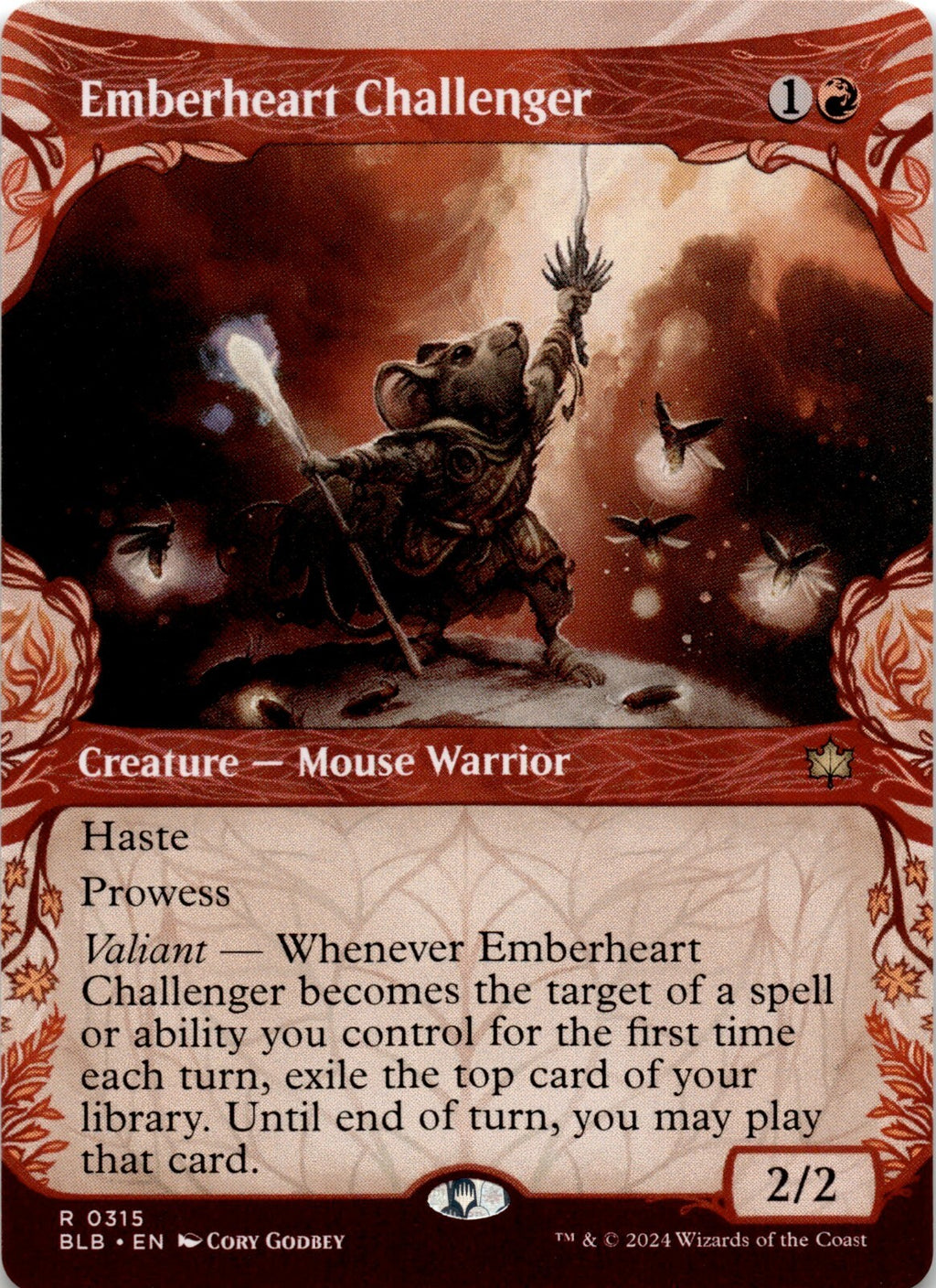 Magic The Gathering - Emberheart Challenger - Bloomburrow - Regular - R - 0133