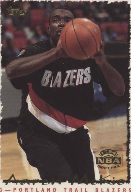 NBA - Aaron McKie - 1994-95 Topps - #314 - RC - Portland Trailblazers
