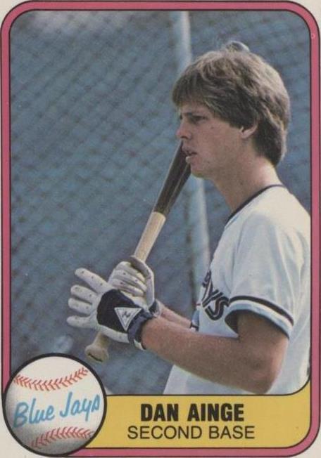 1981 Fleer - Danny Ainge #418 Dan On Card (RC)