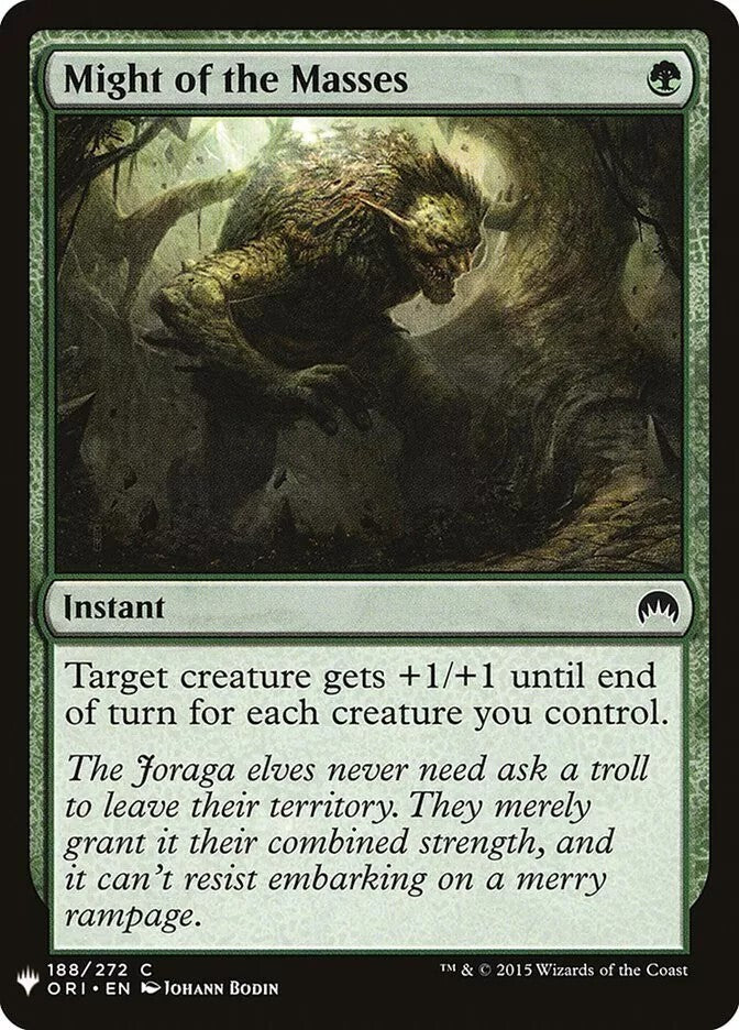 MTG - Might of the Masses - Core Set 2020 - Regular - U - 182 - NM