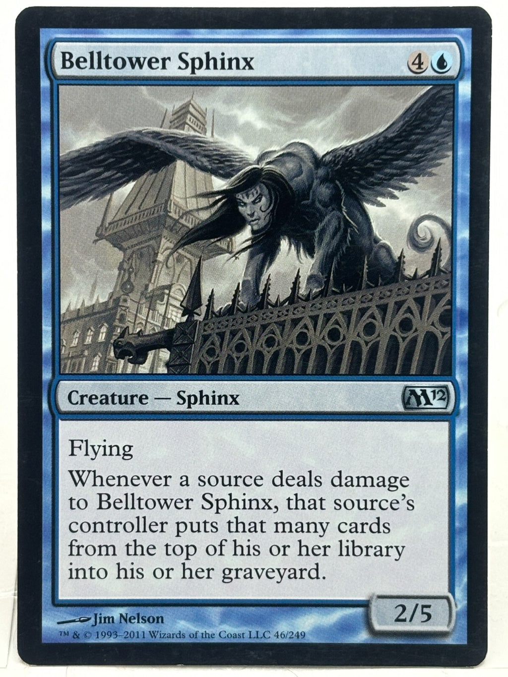 MTG - Belltower Sphinx - Core Set 2012 (M12) - Regular - U - 46 - NM
