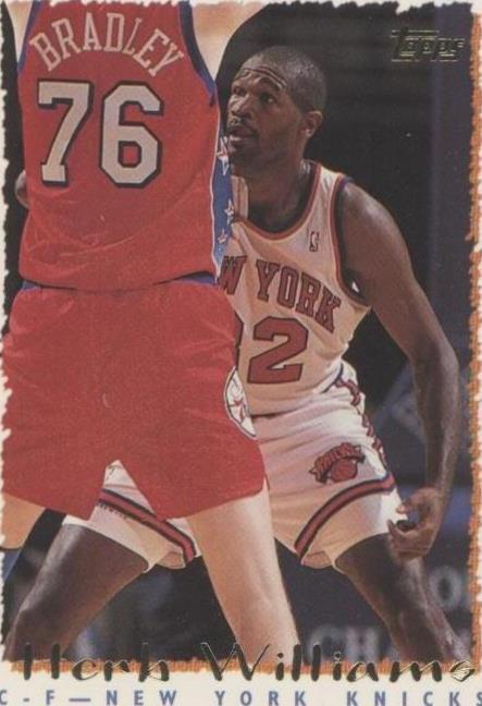 NBA - Herb Williams - 1994-95 Topps -  #281 - New York Knicks - VG
