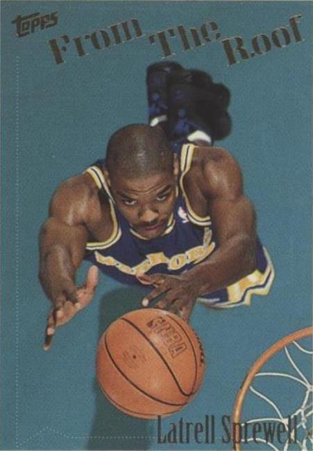 NBA - Latrell Sprewell - 1994-95 Topps - #240 - From The Roof - Golden State War