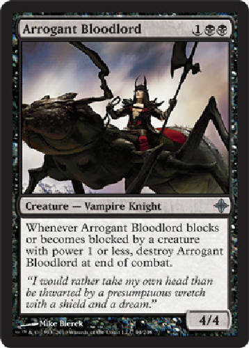 MTG - Arrogant Bloodlord - Rise of the Eldrazi - Regular - U - 94 - NM