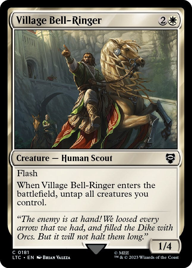 MTG -Village Bell-Ringer Commander: the Lord of the Rings: Tales of Middle-Earth