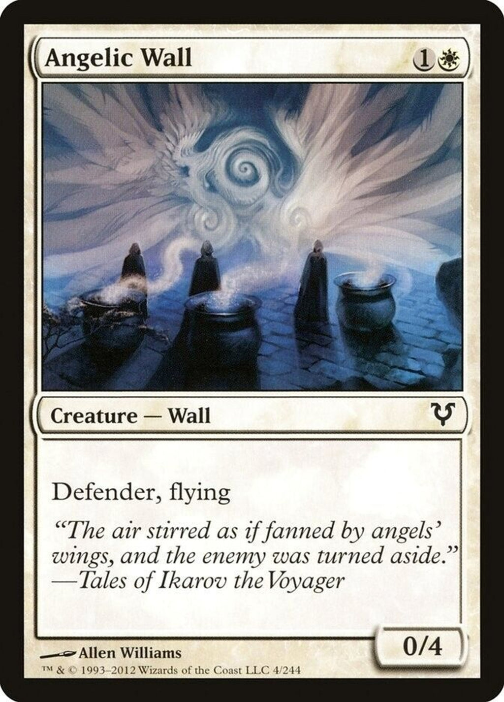 MTG - Angelic Wall - Avacyn Restored - Regular - C - 40 - NM