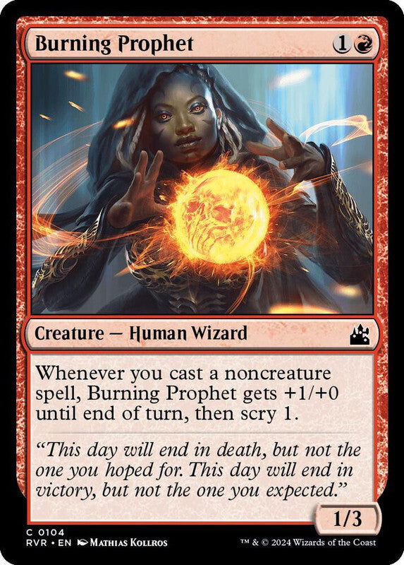 MTG - Burning Prophet - Ravnica Remastered - Regular - C - 104 - NM