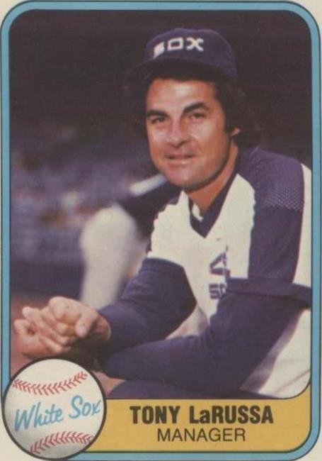 MLB - 1981 Fleer - Tony LaRussa - 344 - CHICAGO WHITE SOX - NM