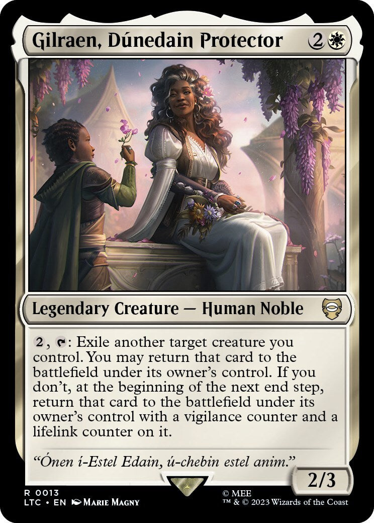 MTG - Gilraen, Dunedain Protector Commander: the Lord of the Rings: Tales of