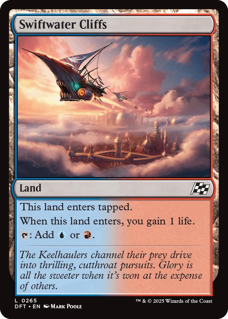 MTG - Swiftwater Cliffs - Aetherdrift - Regular - L - 265 - NM
