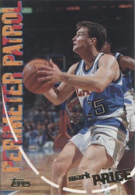 NBA - Mark Price - 1994-95 Topps - Perimeter Patrol - 305 - Cleveland Cavaliers 
