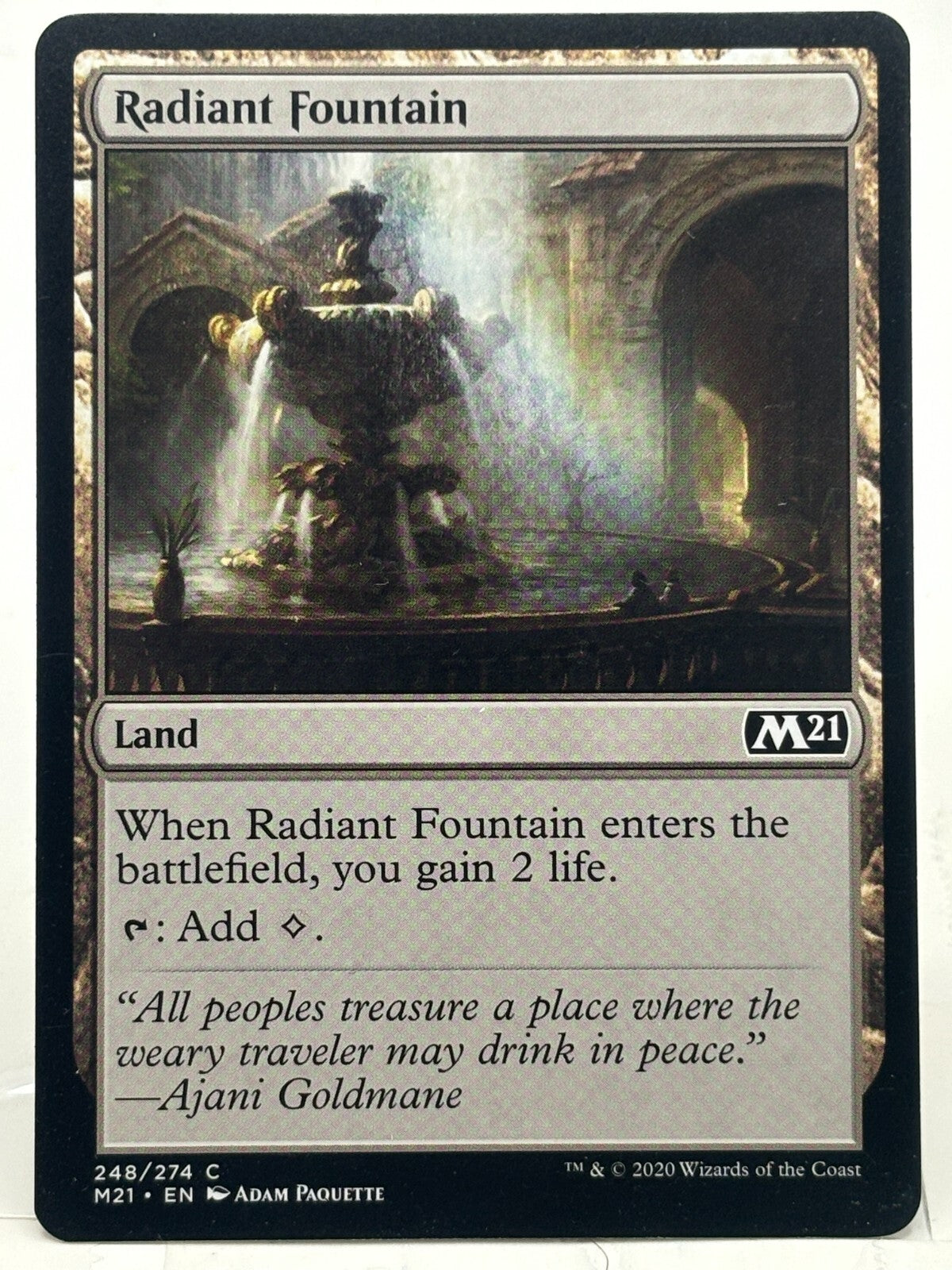 MTG - Radiant Fountain - Core Set 2021 - Regular - C - 248 - NM
