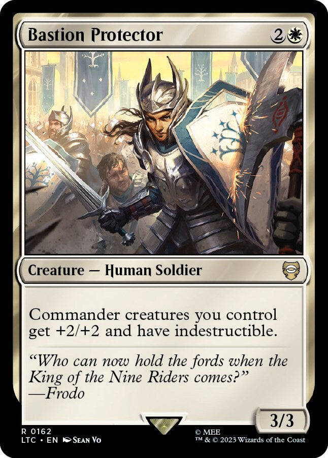 MTG Bastion Protector Commander: the Lord of the Rings: Tales of Middle-Earth...