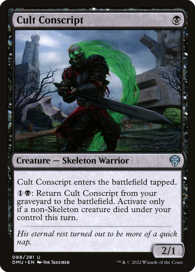 MTG - Cult Conscript - Dominaria United - Regular - U - 88 - NM