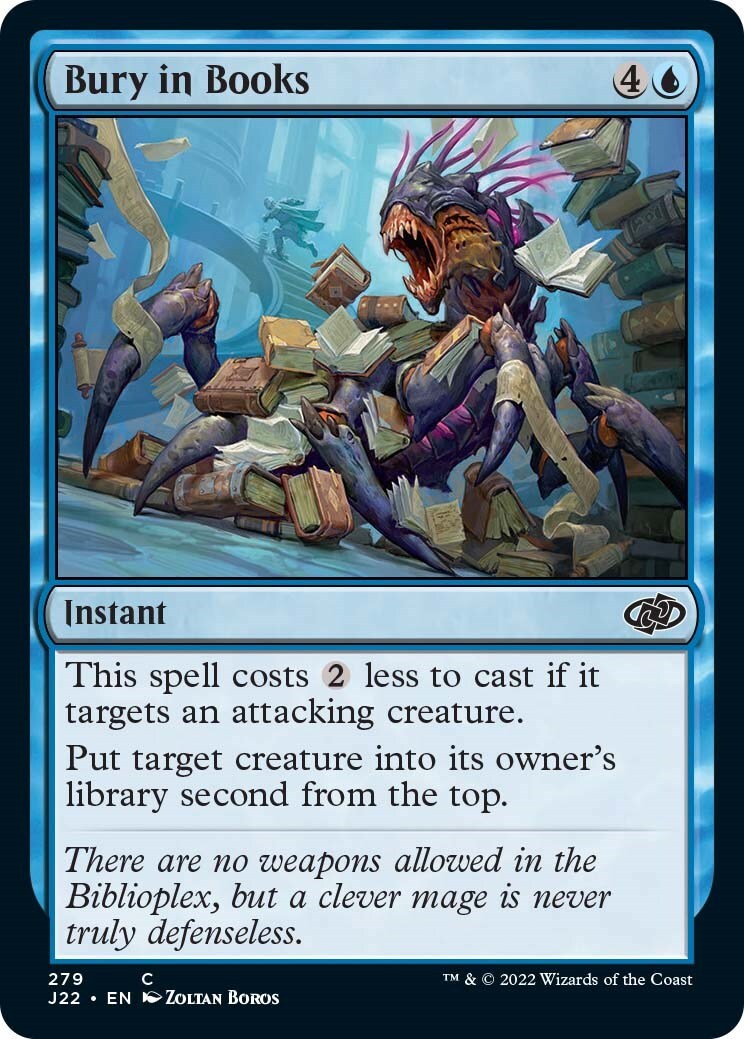 MTG - Bury in Books - Jumpstart 2022 - Regular - C - 279 - NM