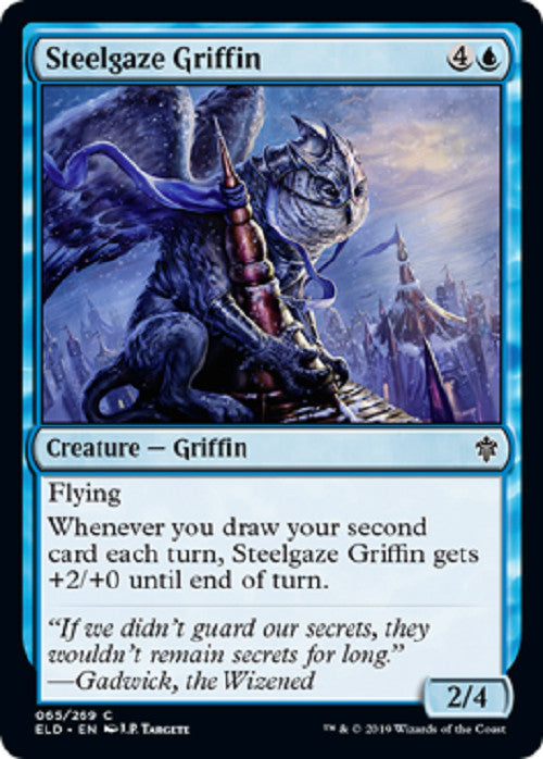 MTG - Steelgaze Griffin - Throne of Eldraine - Regular - C - 351 - NM
