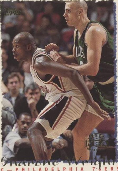 NBA - 1994-95 Topps - Sharone Wright - #349 - RC - Philadelphia 76ers - EX