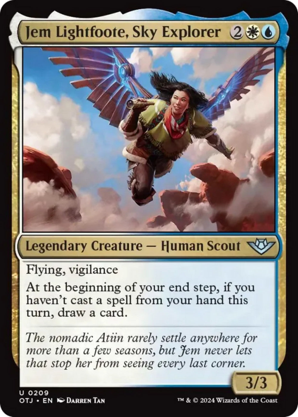 MTG - Jem Lightfoote Sky Explorer - Outlaws of Thunder Junction - Regular  U 209