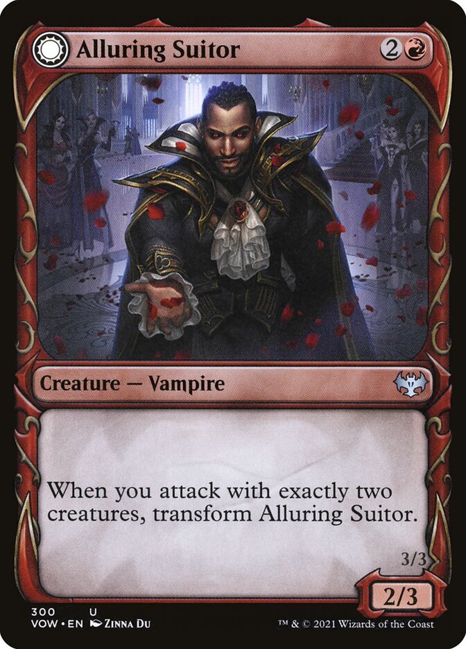 MTG - Alluring Suitor / Deadly Dancer - Innistrad: Crimson Vow - Regular - U