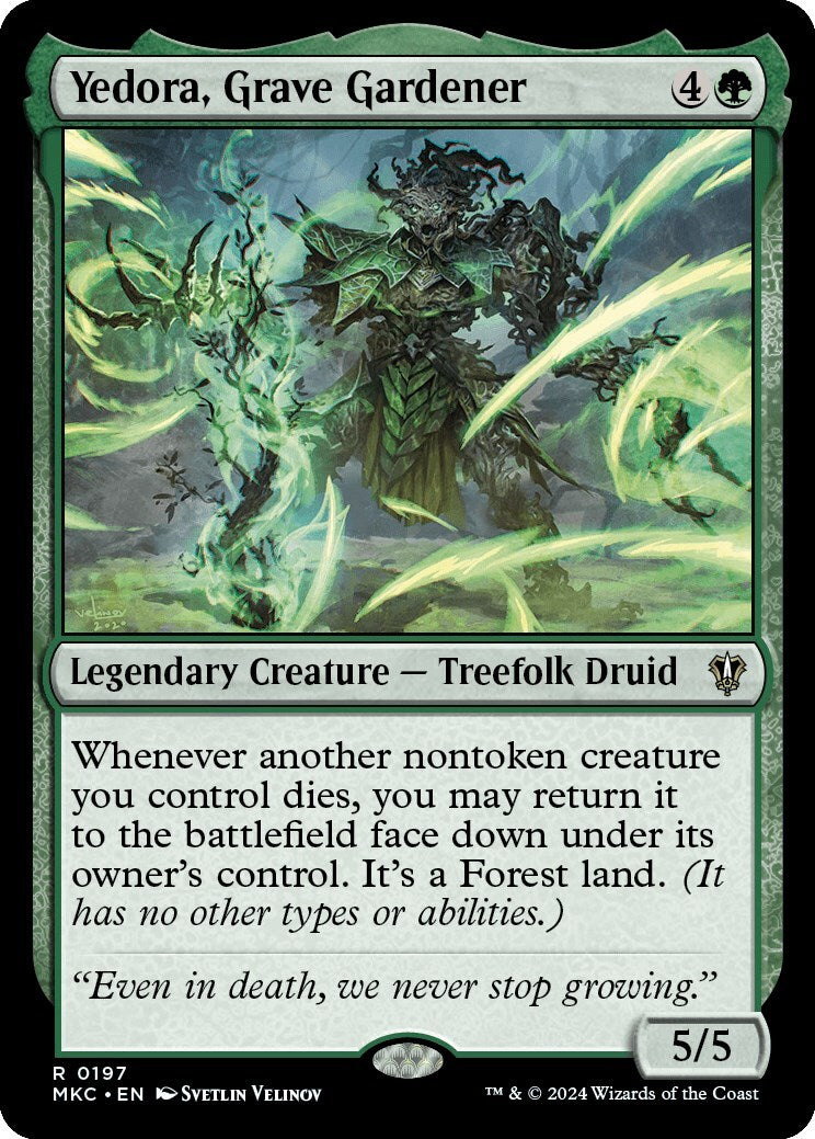 MTG - Yedora, Grave Gardener - Commander: Murders at Karlov Manor - Regular - R 