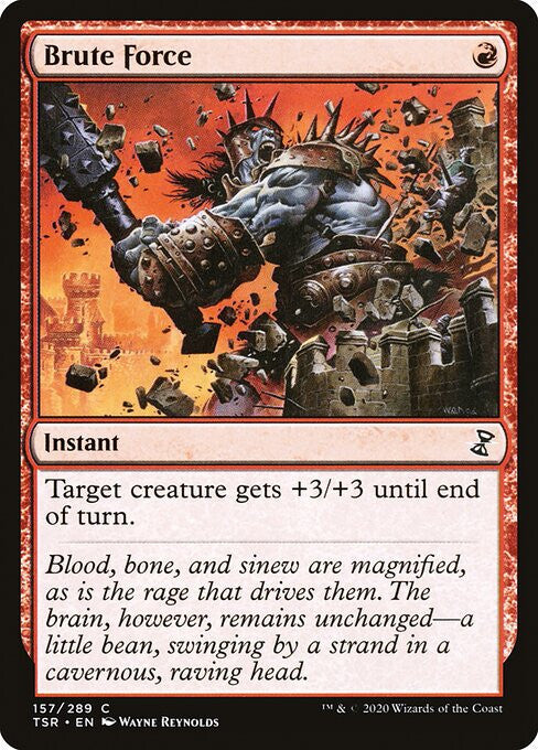 MTG - Brute Force - Time Spiral Remastered - Regular - C - 157 - NM