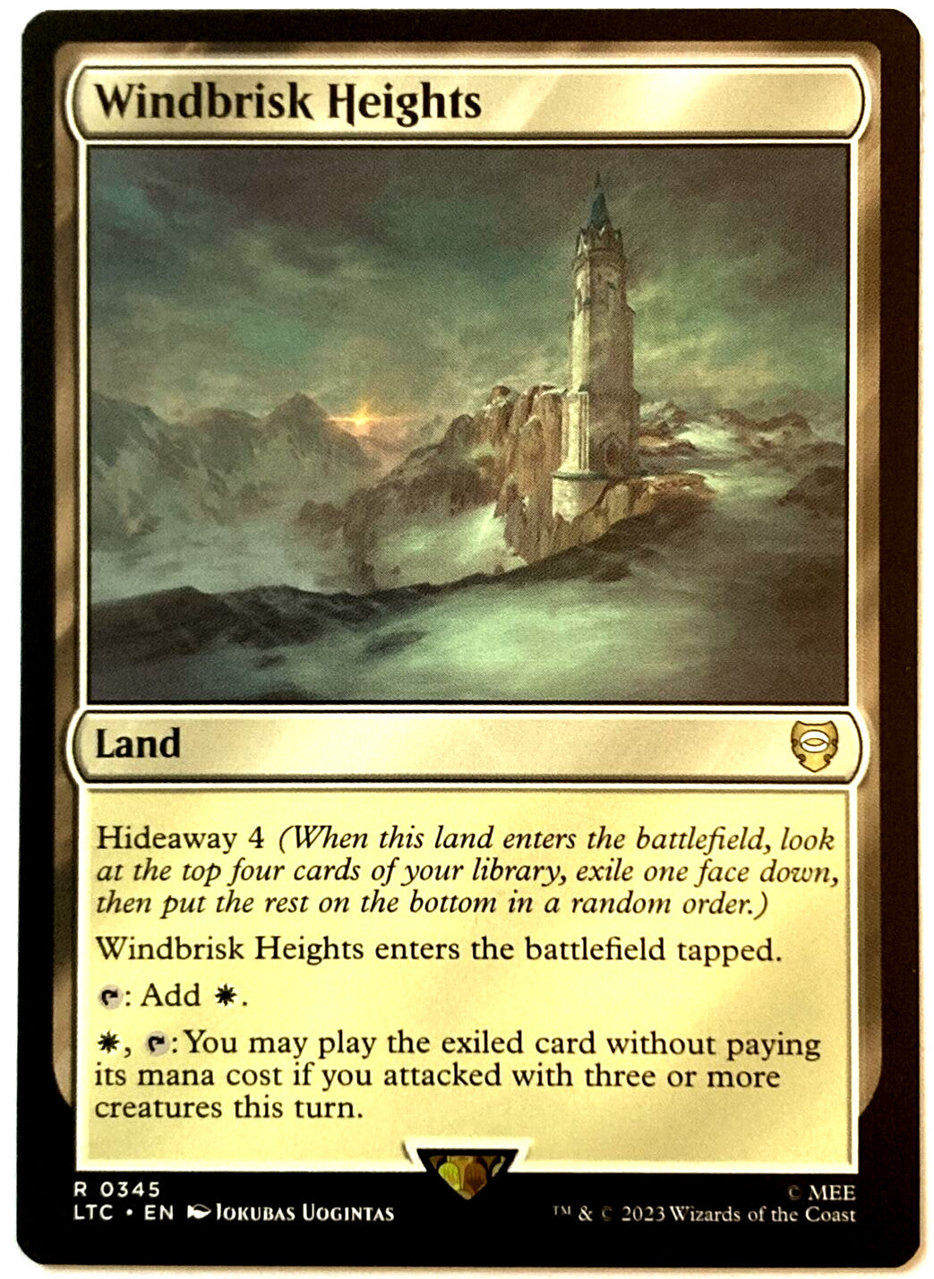 MTG - Windbrisk Heights Commander: the Lord of the Rings: Tales of Middle-Earth