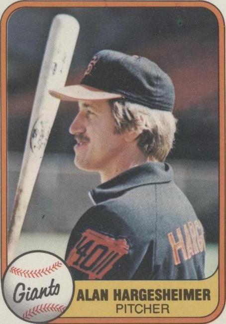 MLB - 1981 Fleer - Alan Hargesheimer #457 (RC) - SAN FRANCISCO GIANTS - NM