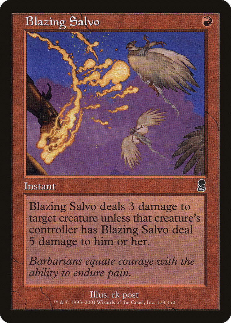 MTG - Blazing Salvo - Odyssey - Regular - C - 178 - NM