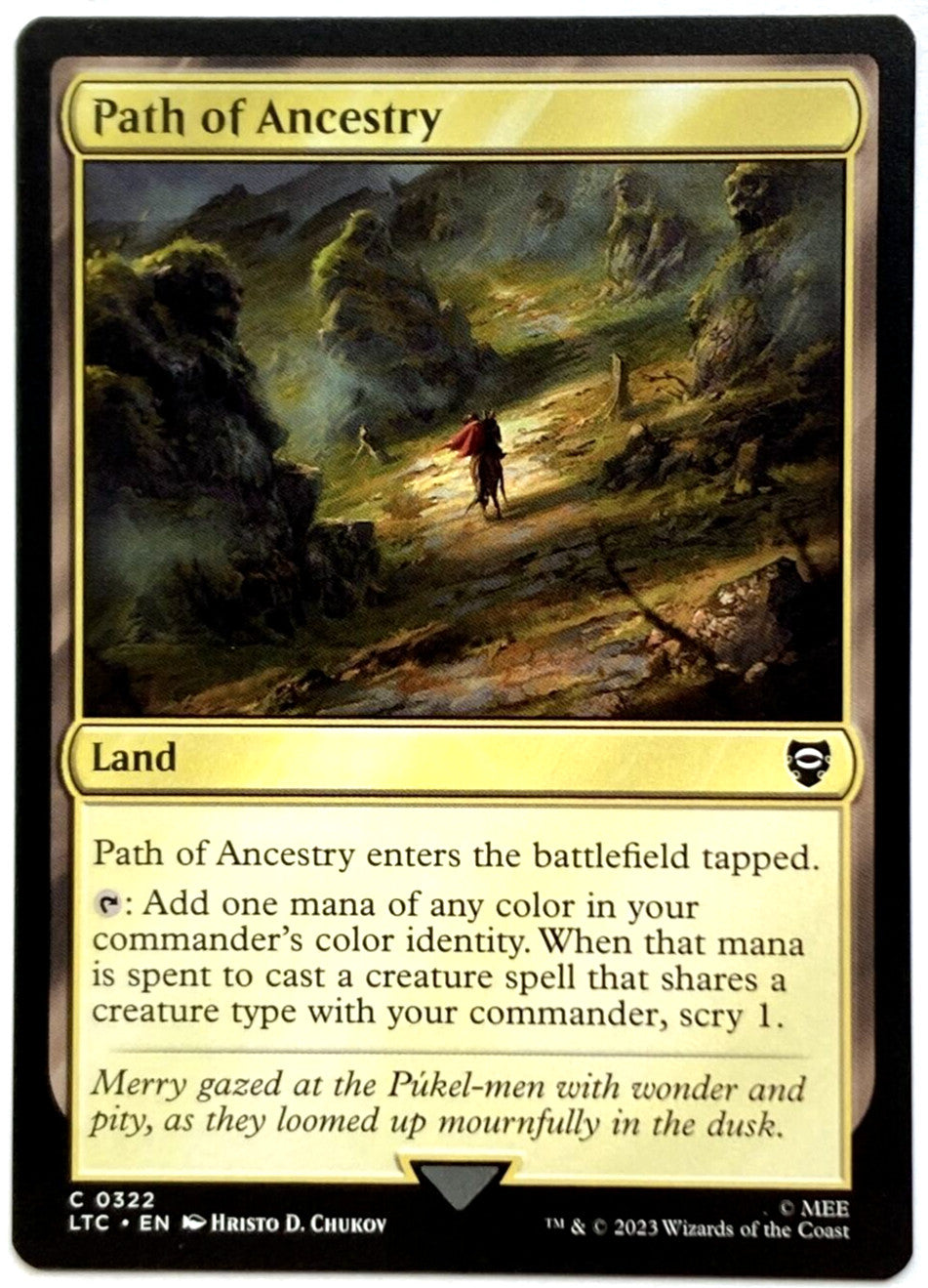 Path of Ancestry Commander: the Lord of the Rings: Tales of Middle-Earth Regular