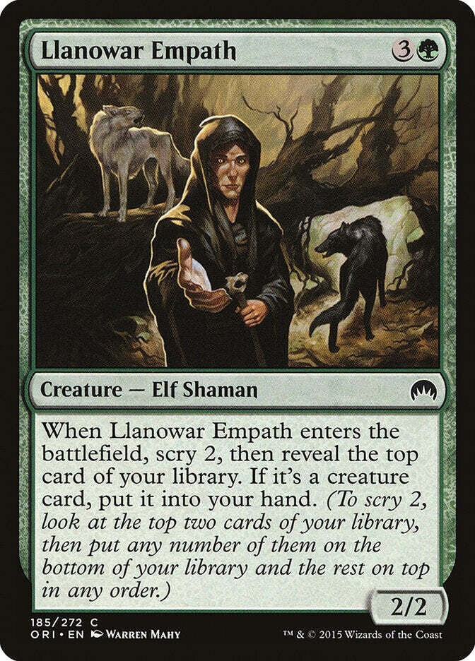 MTG - Llanowar Empath - Magic Origins - Regular - C - 185 - NM