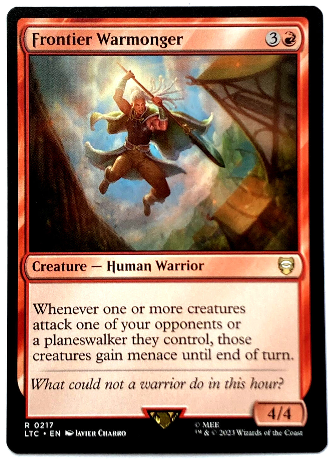 MTG - Frontier Warmonger Commander: the Lord of the Rings: Tales of Middle-Earth