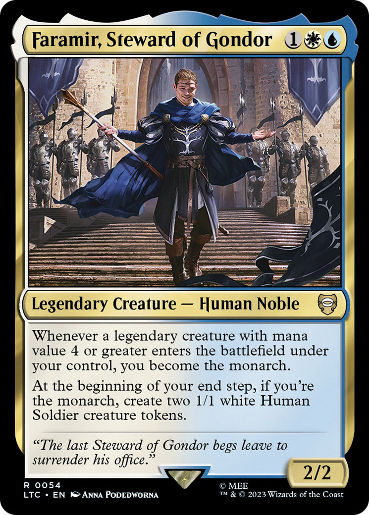 MTG - Faramir, Steward of Gondor Commander: the Lord of the Rings: Tales of Midd