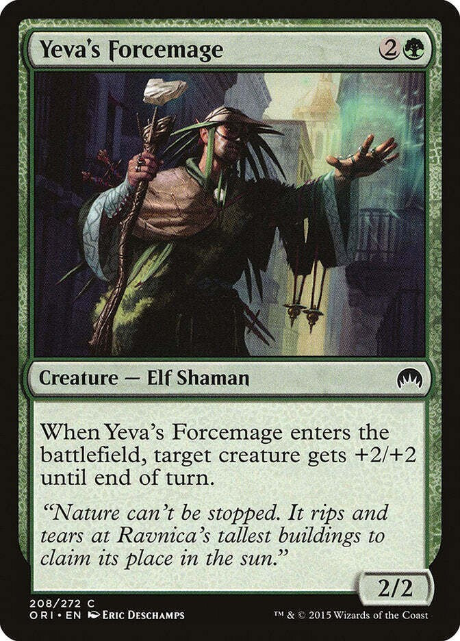 Mtg - Yeva's Forcemage - Magic Origins - Regular - C - 208 - NM