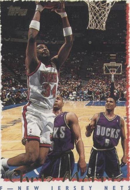 NBA - Chris Morris - 1994-95 Topps -  #394 - New Jerset Nets - NM
