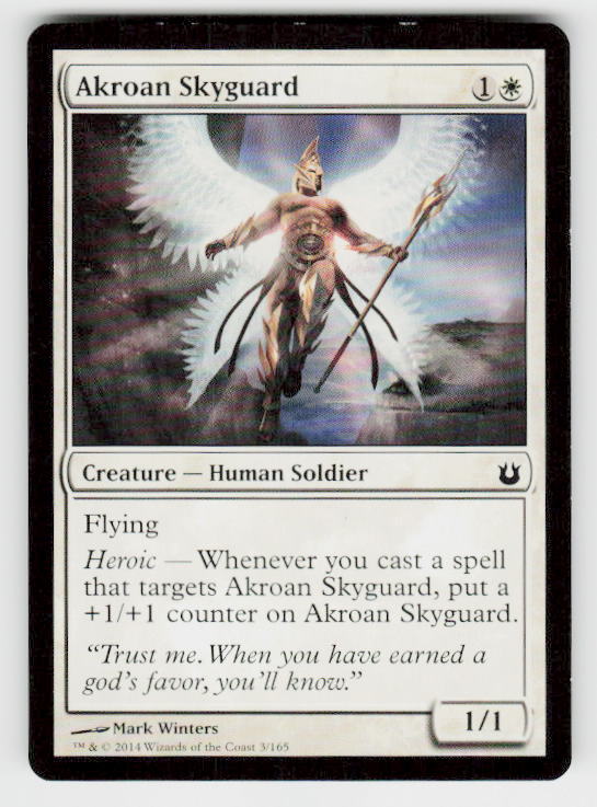 MTG - Akroan Skyguard - Born of the Gods - Regular - C - 3 - NM