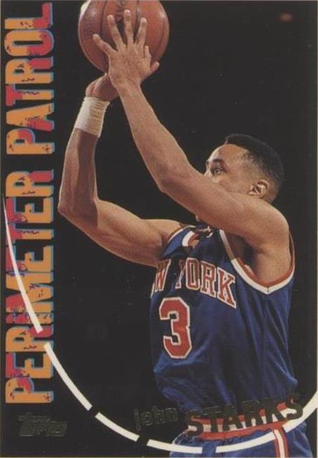 NBA - John Starks - 1994-95 Topps - #204 - Premier Patrol - New York Knicks - NM