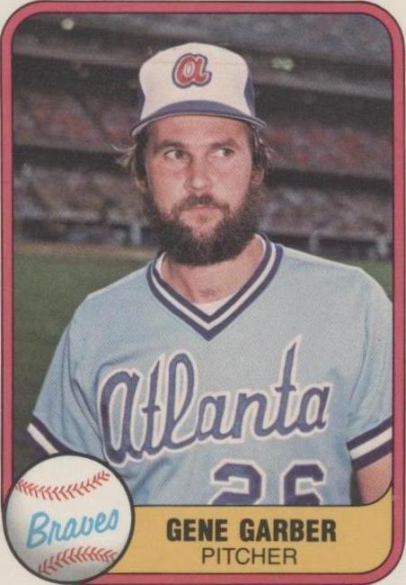 MLB - 1981 Fleer - Gene Garber - #249 - Atlanta Braves - NM