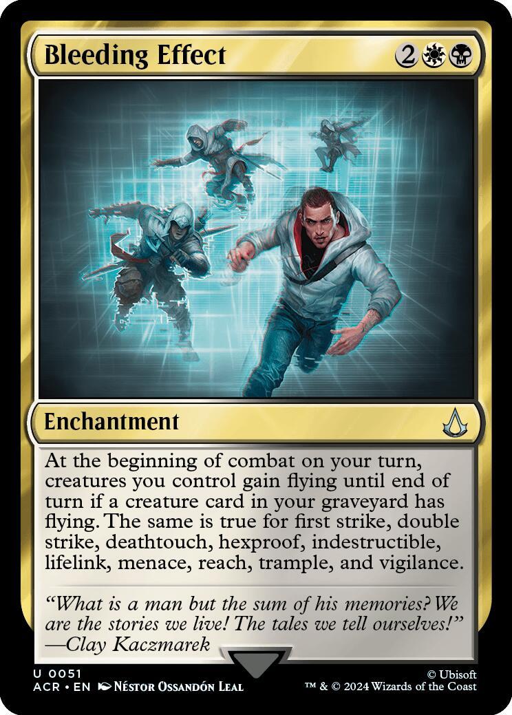 Mtg - Bleeding Effect - Universes Beyond: Assassin's Creed - Regular - U - 51 - 