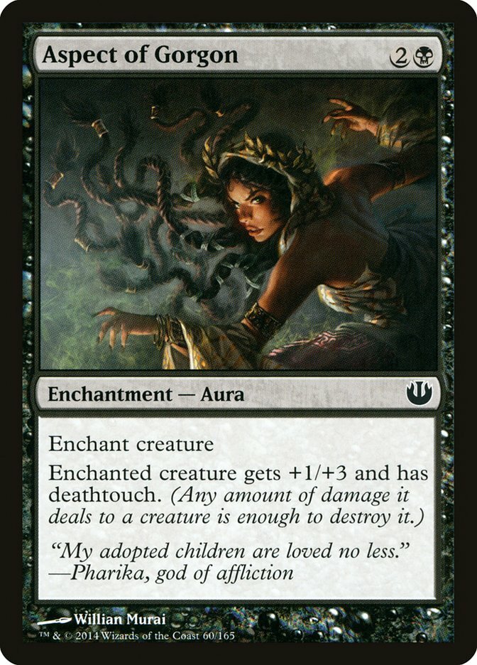 MTG - Aspect of Gorgon - Journey into Nyx - Regular - C - 60 - NM