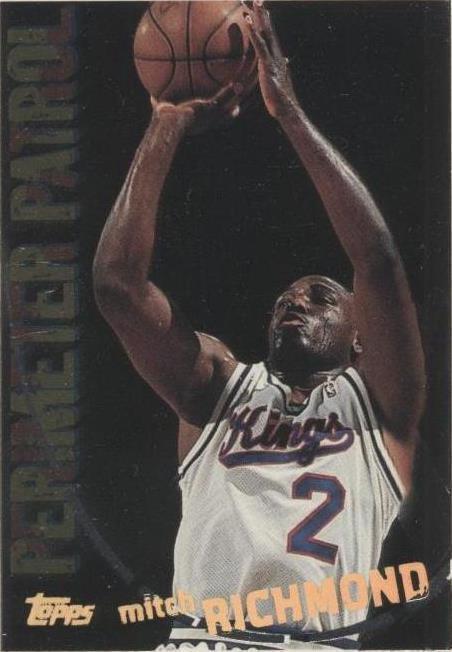 NBA - Mitch Richmond - 1994-95 Topps - 302 - Perimeter Patrol - Sacramento Kings