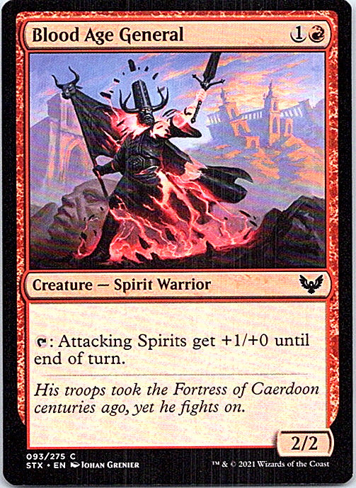 MTG - Blood Age General - Strixhaven: School of Mages - Regular - C - 93 - NM