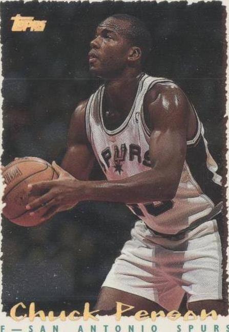NBA -Chuck Person - 1994-95 Topps -  #287 - Spectralight - San Antonio Spurs -NM