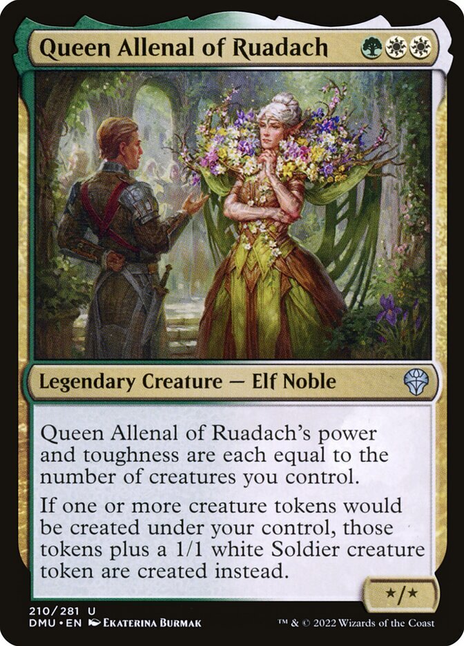 MTG - Queen Allenal of Ruadach - Dominaria United - Regular - U - 210 - NM