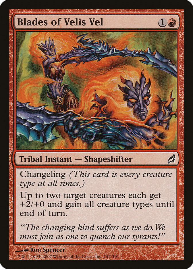MTG - Blades of Velis Vel - Lorwyn - Regular - C - 157 - NM