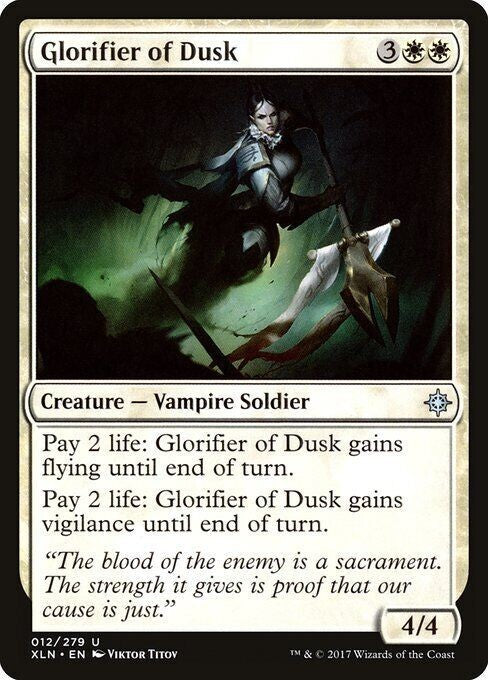 MTG - Glorifier of Dusk - Ixalan - Regular - U - 12 - NM