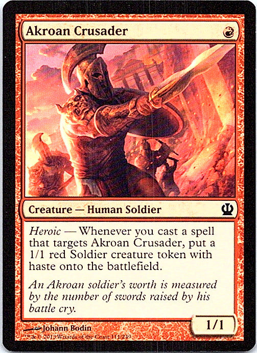 MTG - Akroan Crusader - Theros - Regular - C - 111 - NM